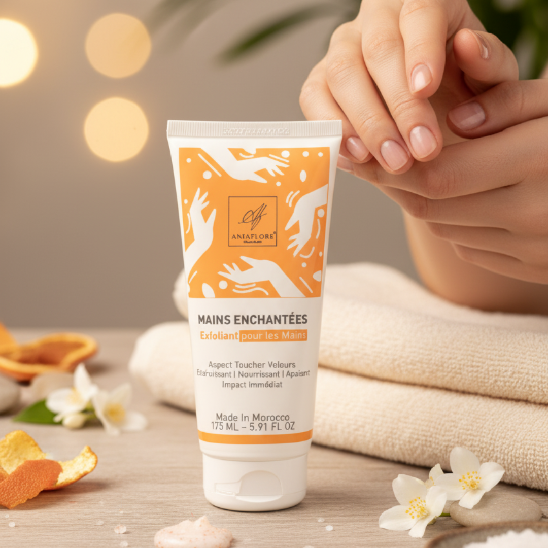 MAINS ENCHANTÉES – Exfoliant pour les Mains.