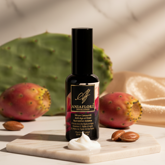 Sérum Concentré Anti-âge et Eclat Hydratation intense.